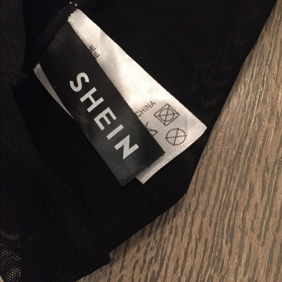 New Black Sheer Mesh Shaping Bodysuit NWOT - Picture 15 of 16